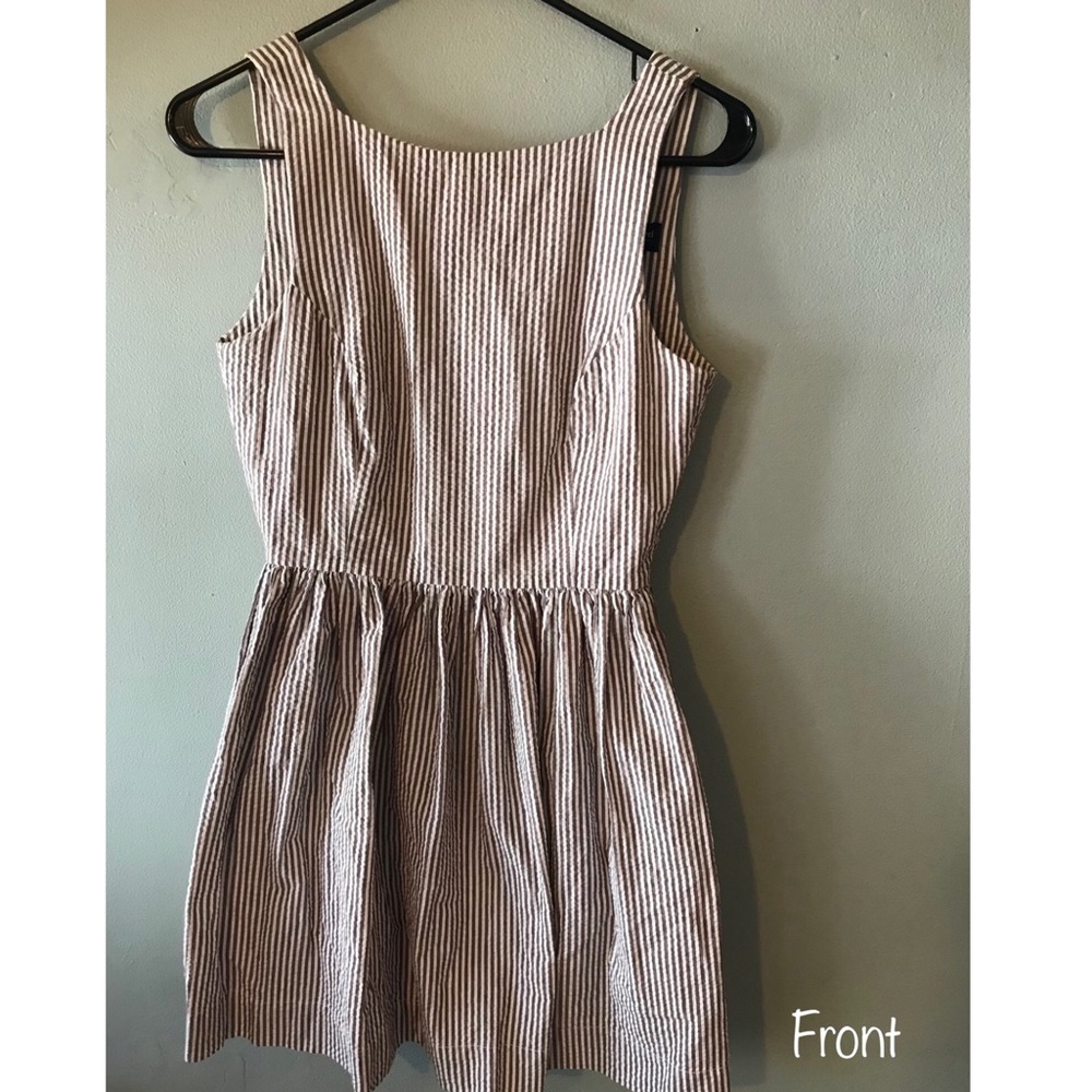 American Apparel Sz Small Seersucker Dress